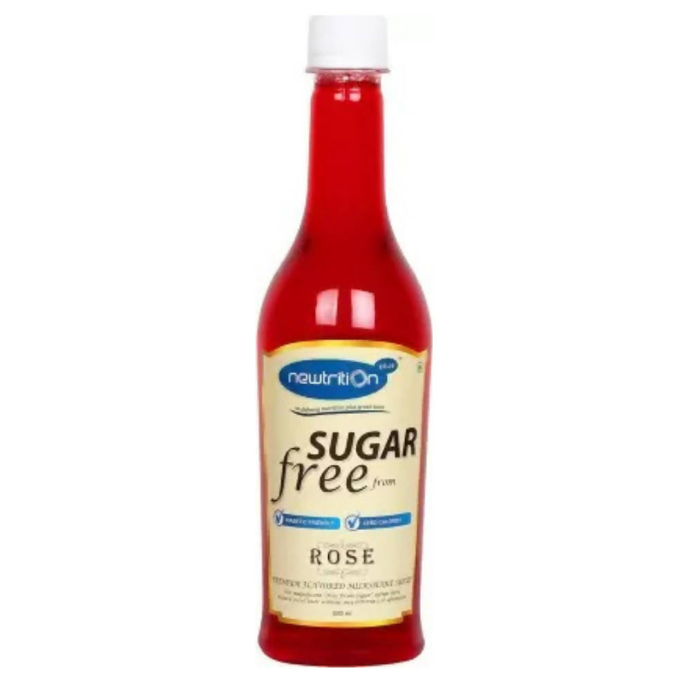 Newtrition Plus Sugar Free Rose + Strawberry +Kesar Elaichi Syrup