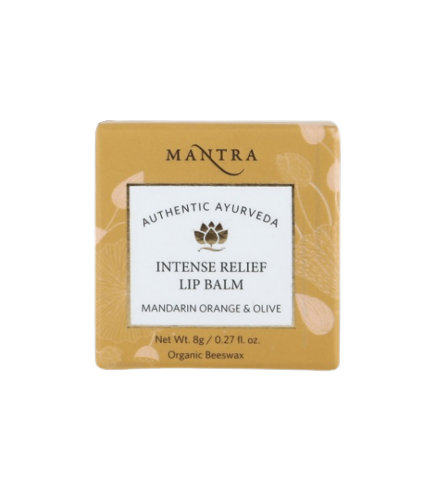 Mantra Herbal Intense Relief Lip Balm Mandarin Orange & Olive - Distacart