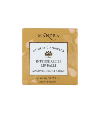 Mantra Herbal Intense Relief Lip Balm Mandarin Orange & Olive - Distacart