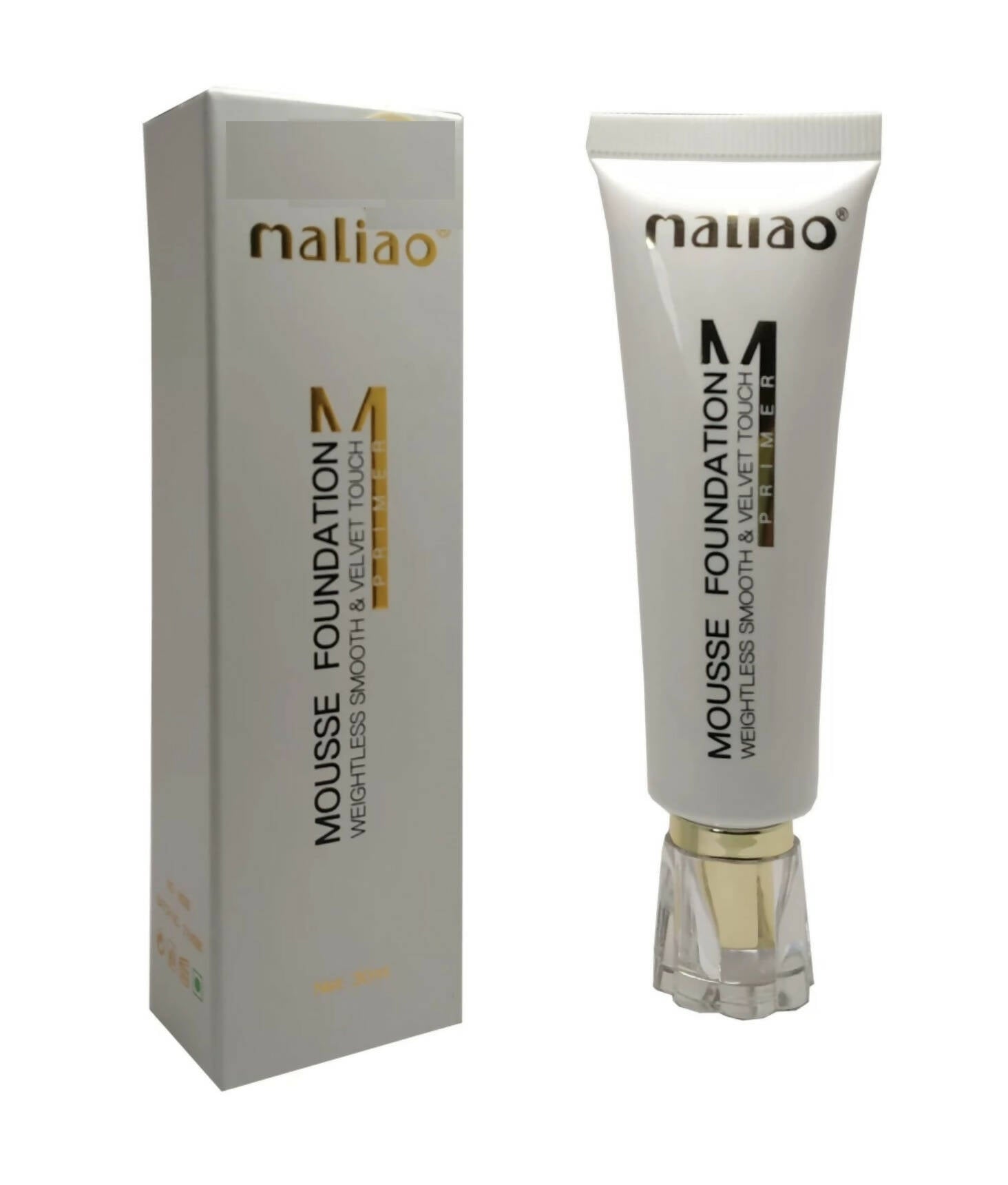 Maliao Primer Weightless Smooth & Velvet Touch Mousse Foundation - Distacart