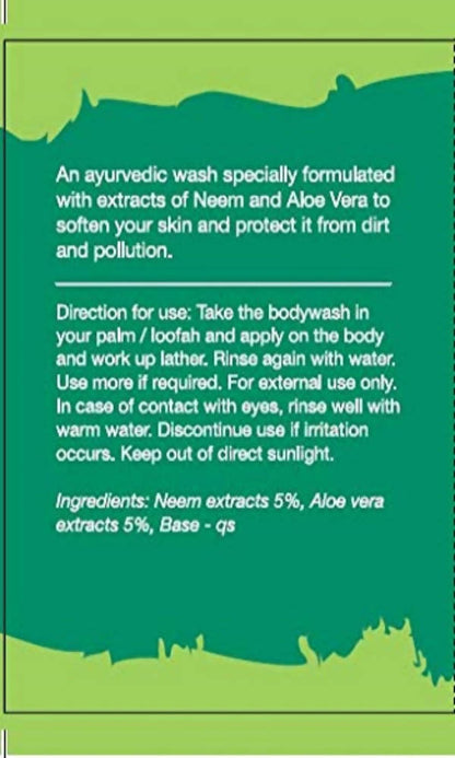 Siddhagiri's Satvyk Aloe Vera & Neem Bodywash