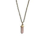 Thumbnail for Tiaraa Pink Alloy Stone Pendant For Women - Distacart