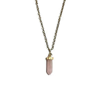 Thumbnail for Tiaraa Pink Alloy Stone Pendant For Women - Distacart