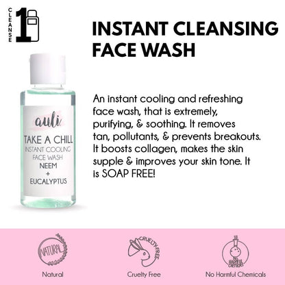 Auli Take A Chill Instant Cooling Face Wash - Distacart