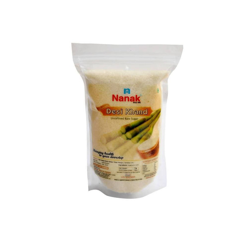 Nanak Premium Desi Khand - 1Kg (Healthy Sweetener) - Distacart
