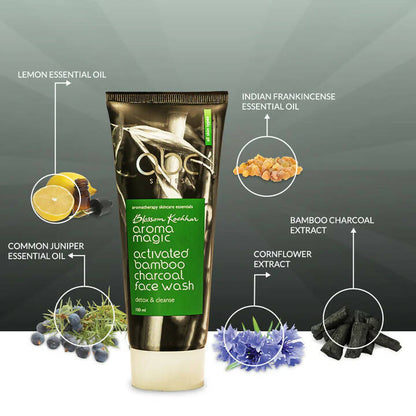 Blossom Kochhar Aroma Magic Activated Bamboo Charcoal Face Wash - Distacart