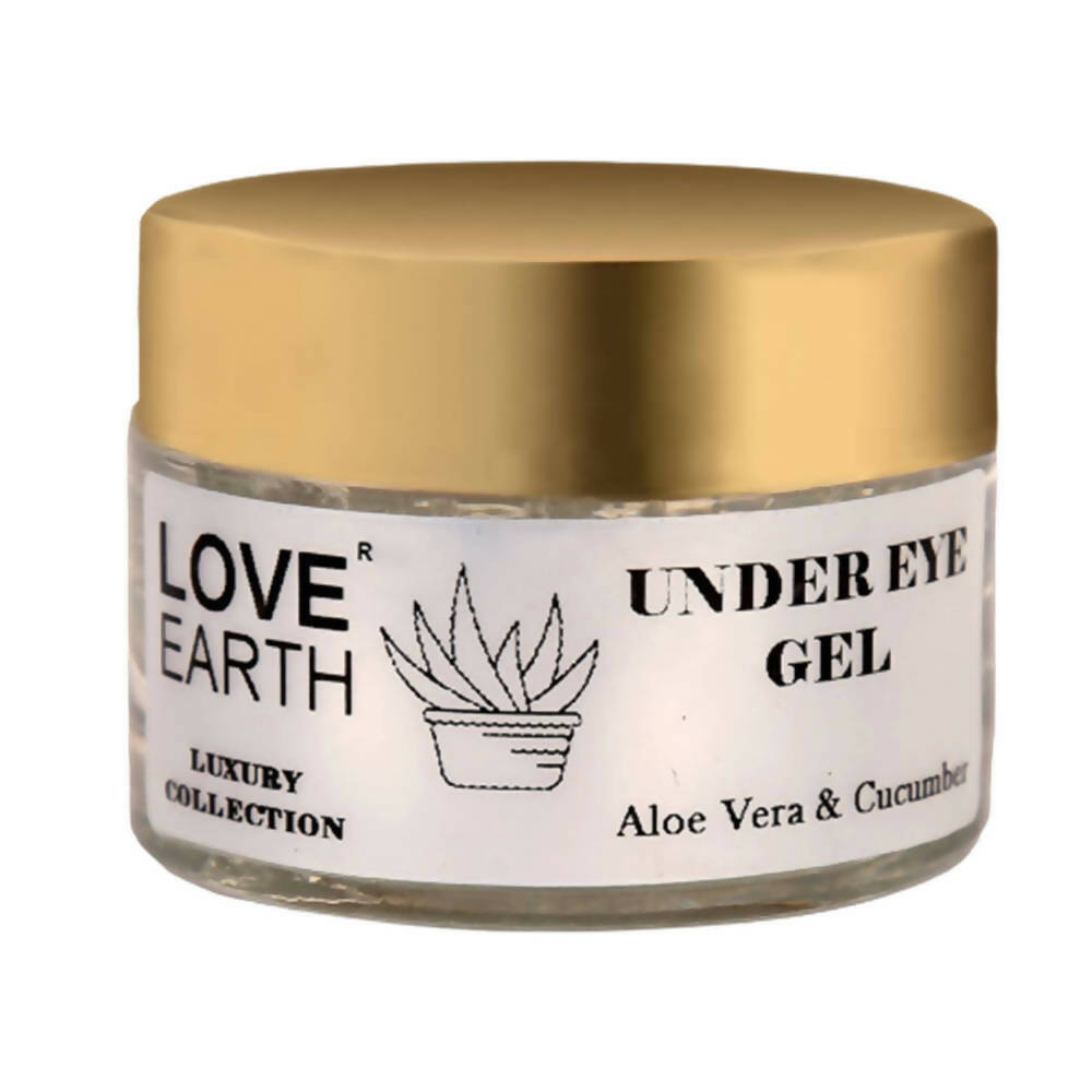 Love Earth Under Eye Gel - Aloe Vera & Cucumber - Distacart