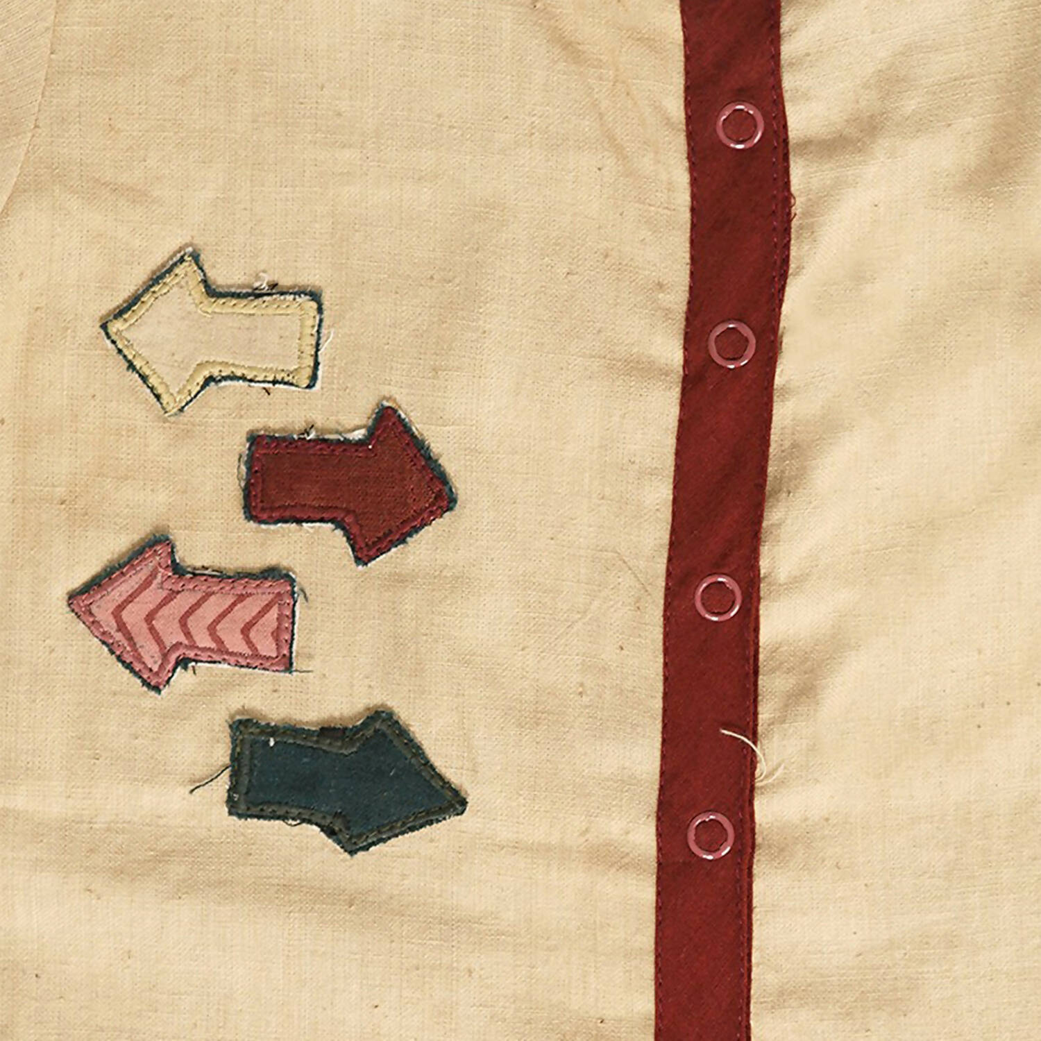 Mhyssa Beige and Maroon Round Neck Short Romper For Kids - Distacart