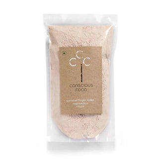 Conscious Food Sprouted Finger Millet Flour (Ragi/Nachni Atta)