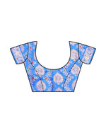 Thumbnail for Mimosa Women's Blue Art Silk Kanjivaram Saree - Distacart