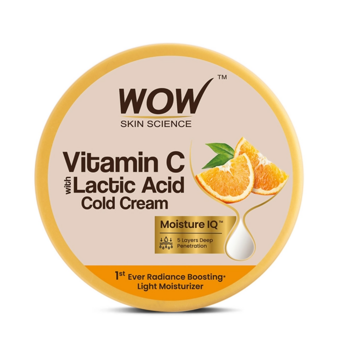 Wow Skin Science Vitamin C With Lactic Acid Cold Cream - Distacart