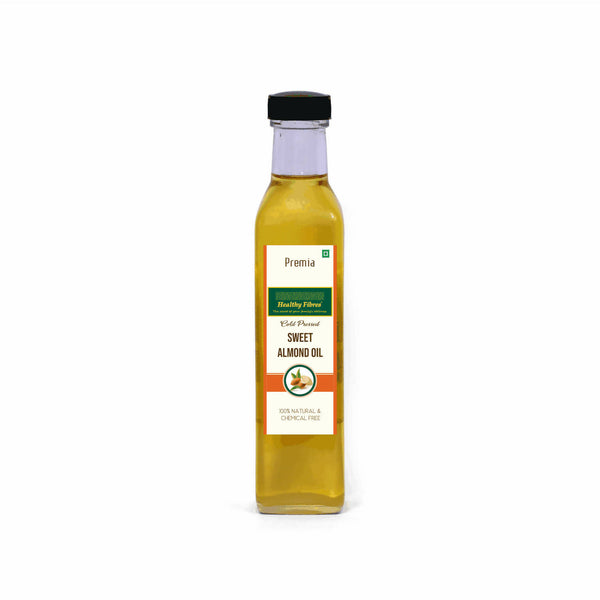 Healthy Fibres Cold Pressed Sweet Almond Oil - Distacart