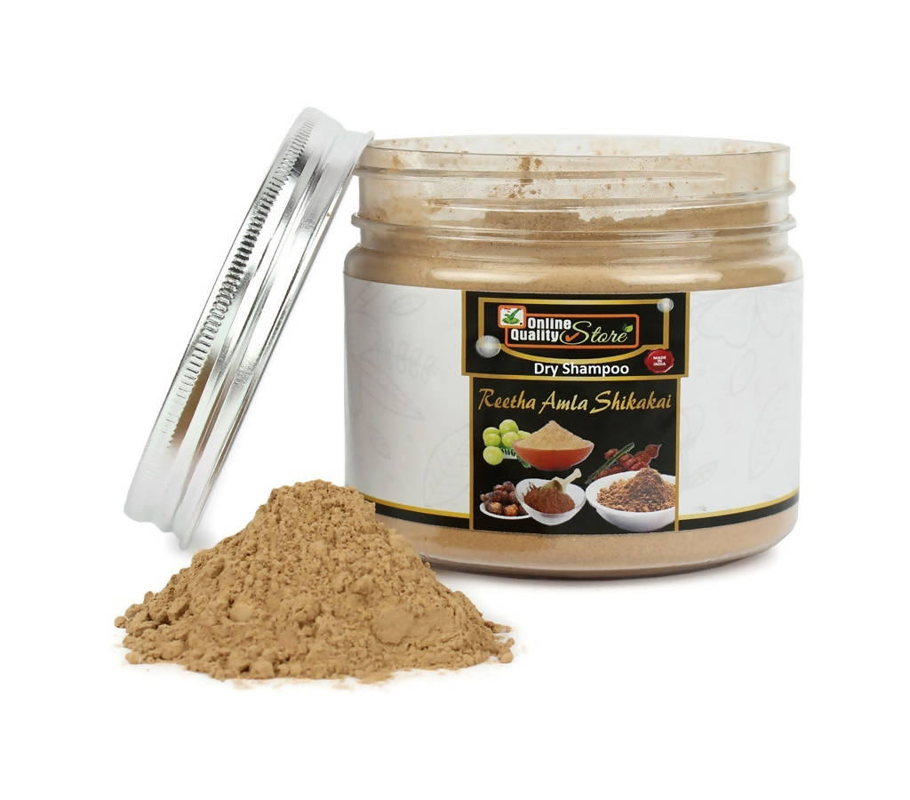 Online Quality Store Dry Shampoo Reetha, Amla, Shikakai Powder - Distacart