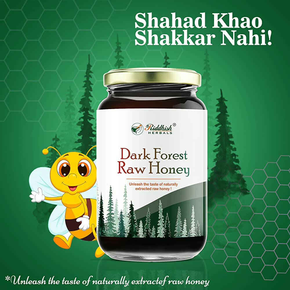 Riddhish Herbals Dark Forest Raw Honey - Distacart