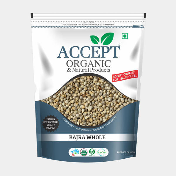 Accept Organic & Natural Products Bajra Whole