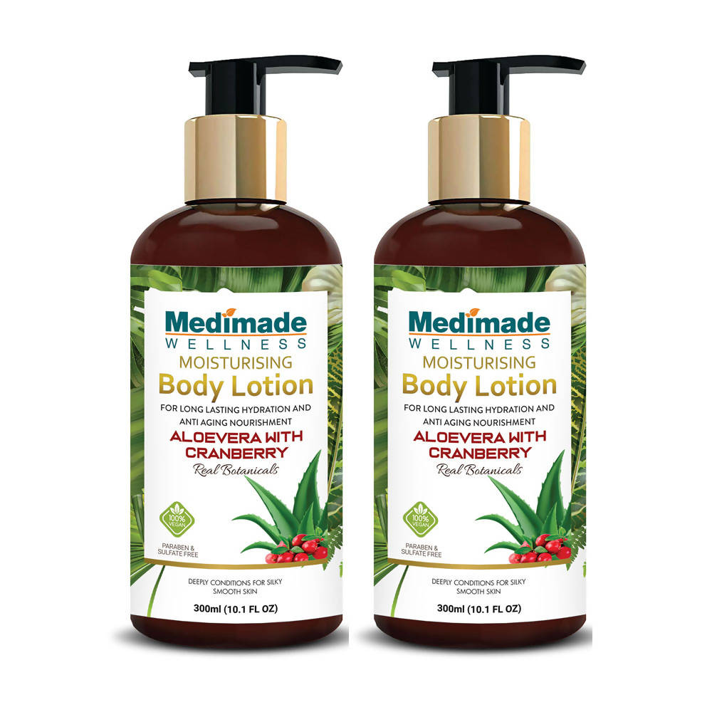Medimade Wellness Moisturising Body Lotion With Aloevera With Cranberry - Distacart