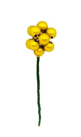 Gold Beaded Hair Brooches