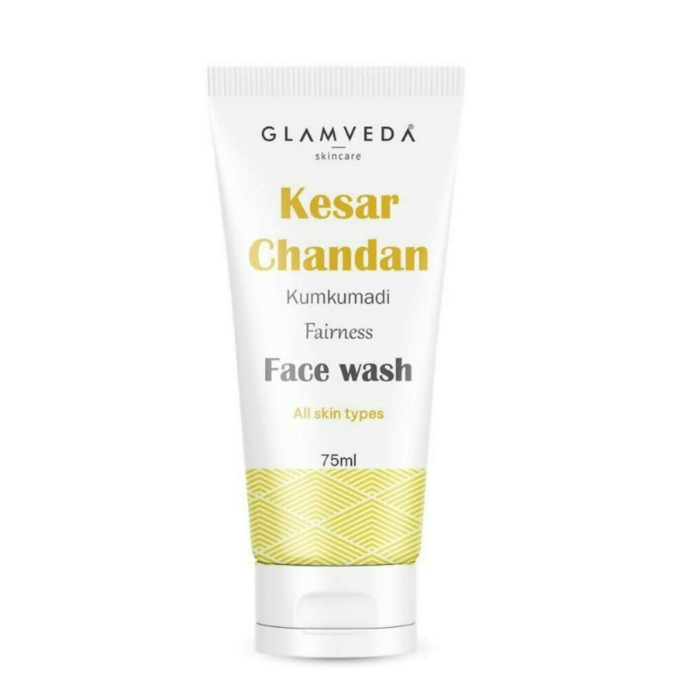 Glamveda Kesar Chandan Kumkumadi Fairness Face Wash - Distacart