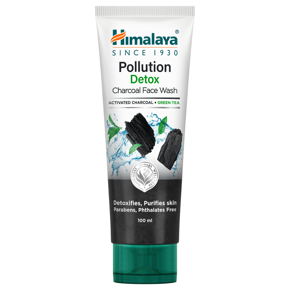 Himalaya Herbals Pollution Detox Charcoal Face Wash - Distacart