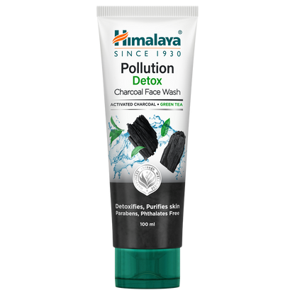 Himalaya Herbals Pollution Detox Charcoal Face Wash - Distacart