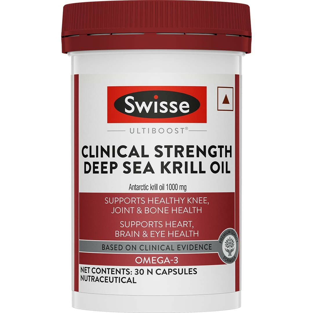 Swisse Clinical Strength Deep Sea Krill Oil Capsules - Distacart