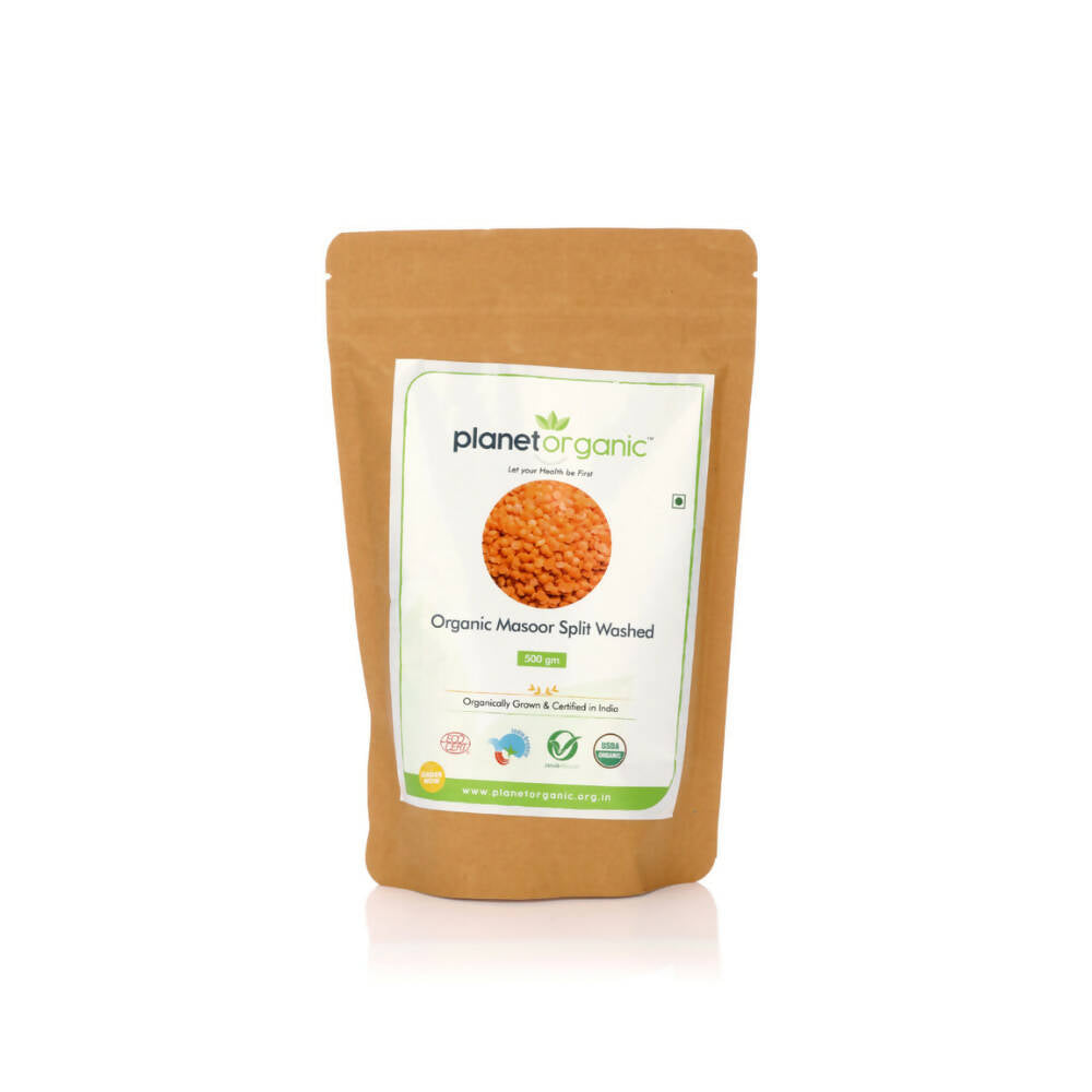 Planet Organic Masoor Split Dal (Skinless) - Distacart