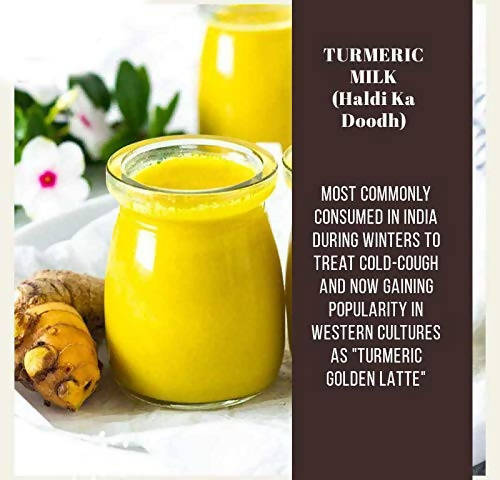 Herbal Hills Ayurveda Turmeric Latte Haldi Milk Powder / Golden Milk Instant Mix, Turmeric Milk Instant Mix: 100 gm