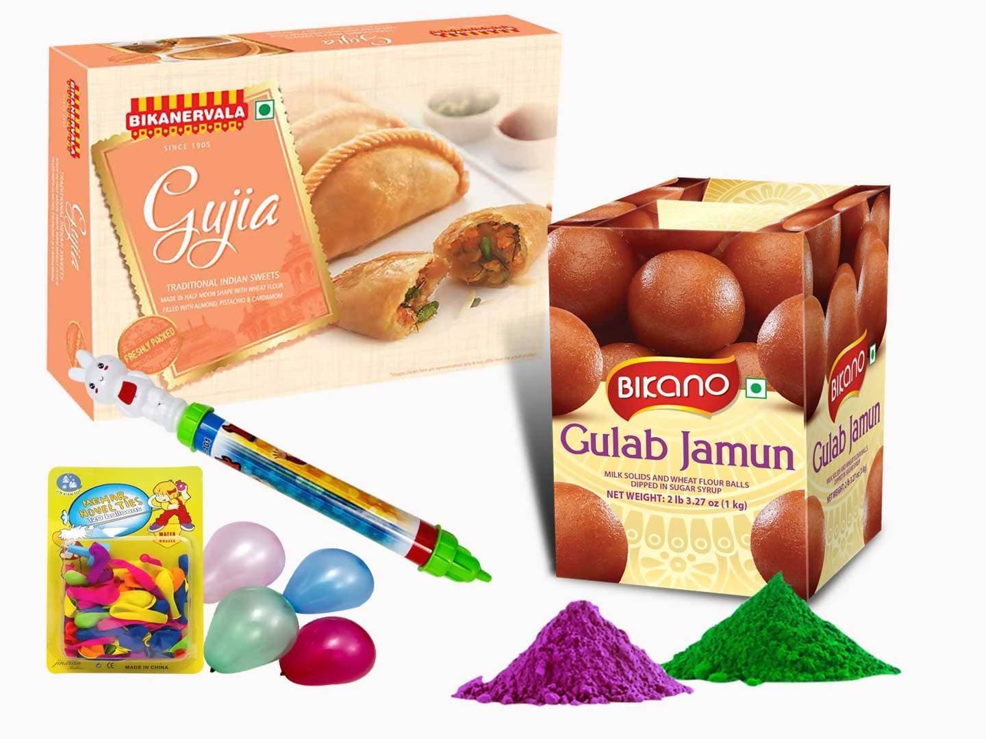 Bikano Gulab Jamun With Holi Ghujia - Distacart