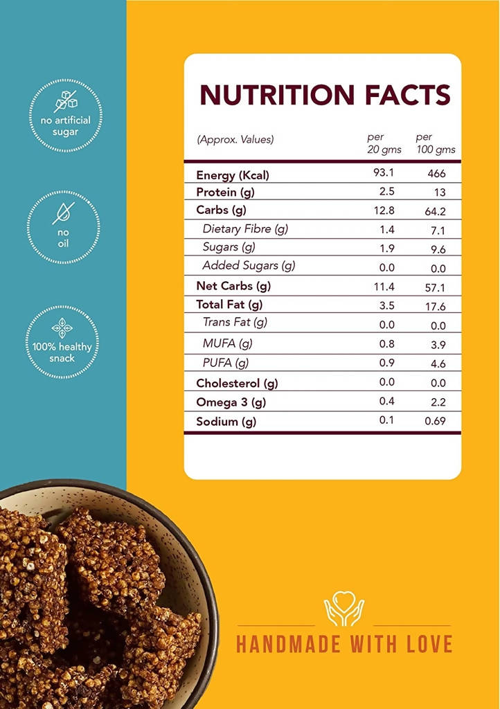 SnacQ Quinoa Crunch Dark Chocolate - Distacart