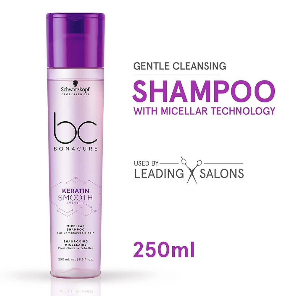 Schwarzkopf Professional BC Bonacure Keratin Smooth Perfect Micellar Shampoo 250 ml