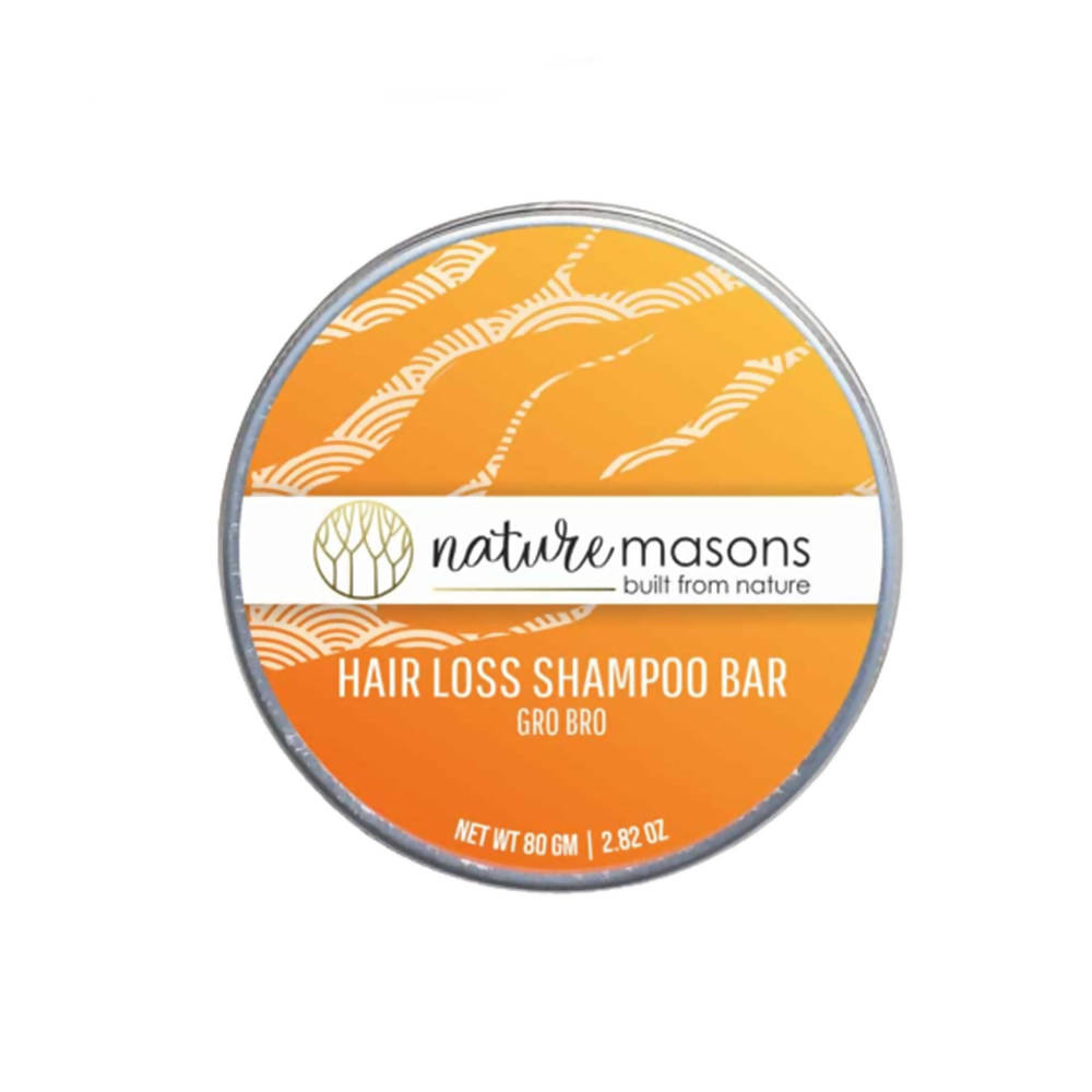 Nature Masons Grow Bro Hair Loss Shampoo Bar - Distacart