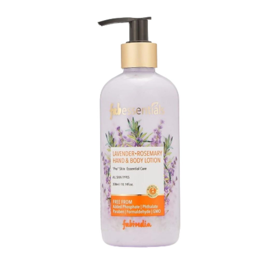 Fabessentials Lavender Rosemary Hand & Body Lotion - Distacart