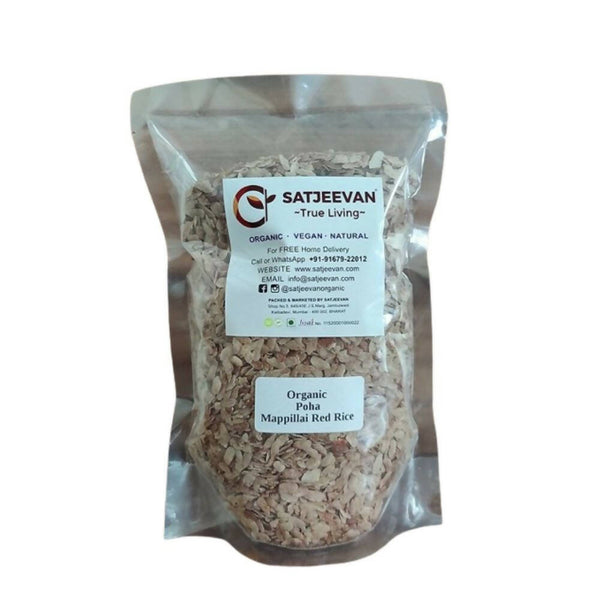 Satjeevan Organic Poha Mappillai Red Rice - Distacart