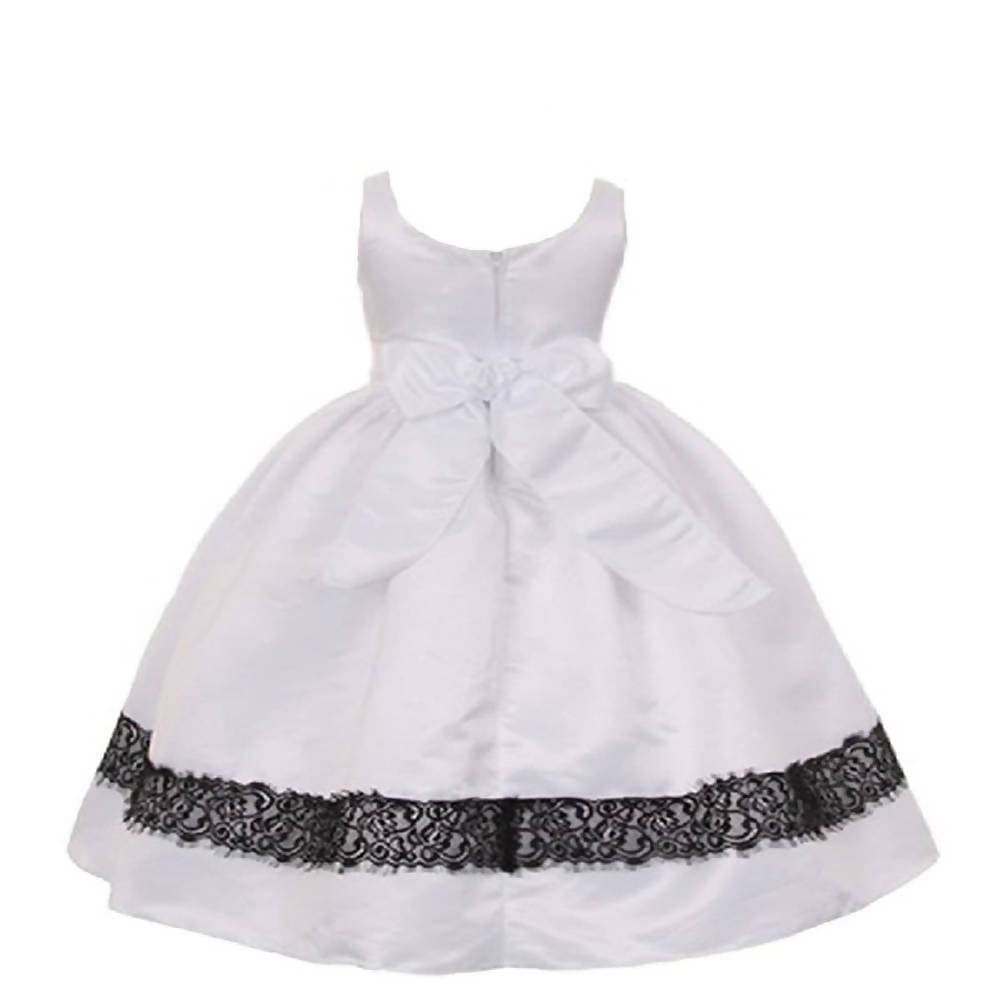 Asmaani Baby Girl's Off-White Colour Satin A-Line Maxi Full Length Dress (AS-DRESS_22154) - Distacart