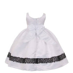 Thumbnail for Asmaani Baby Girl's Off-White Colour Satin A-Line Maxi Full Length Dress (AS-DRESS_22154) - Distacart