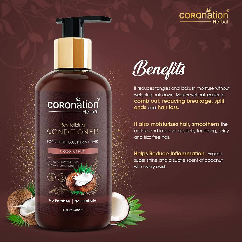 Coronation Herbal Coconut Milk Hair Conditioner - Distacart