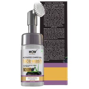 Wow Skin Science Charcoal Foaming Face Wash