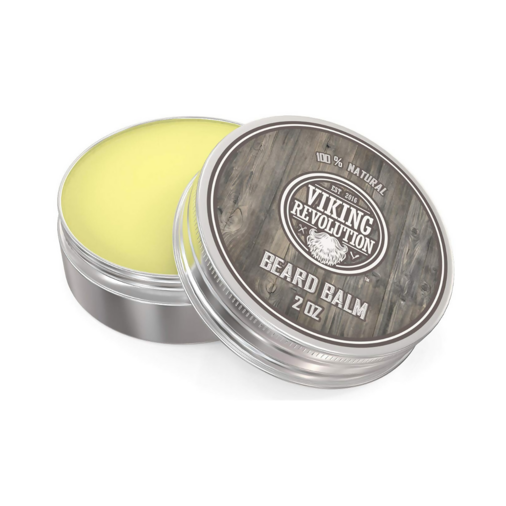Viking Revolution Beard Balm with Argan Oil & Mango Butter - Distacart