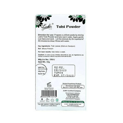 Lalas Tulsi Powder - Distacart