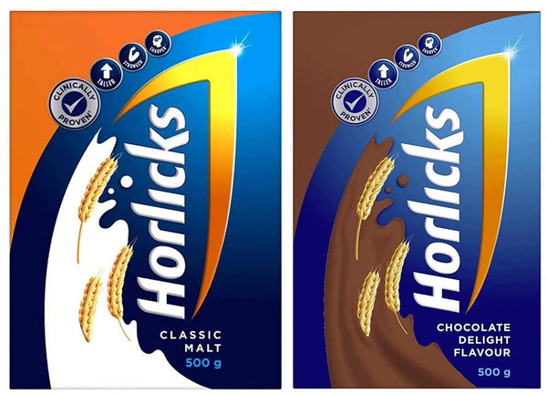 Horlicks Classic Malt And Chocolate Delight Flavour