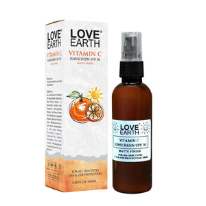 Love Earth Vitamin C – Sunscreen Spf 50 – Matte Finish - Distacart