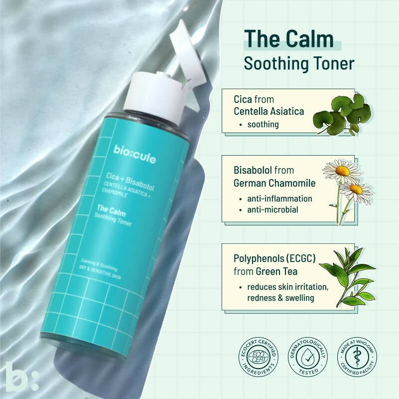 Biocule The Calm Soothing Toner for Skin Calming & Soothing - Distacart