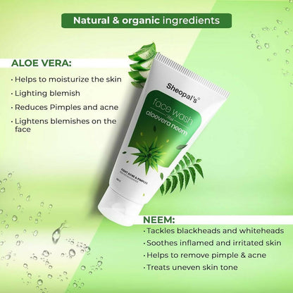 Sheopal's Aloevera Neem Face Wash - Distacart
