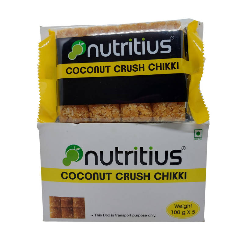 Nutritius Coconut Crunch Chikki - Distacart