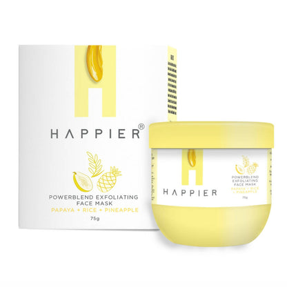 Happier Powerblend Exfoliating Face Mask - Distacart