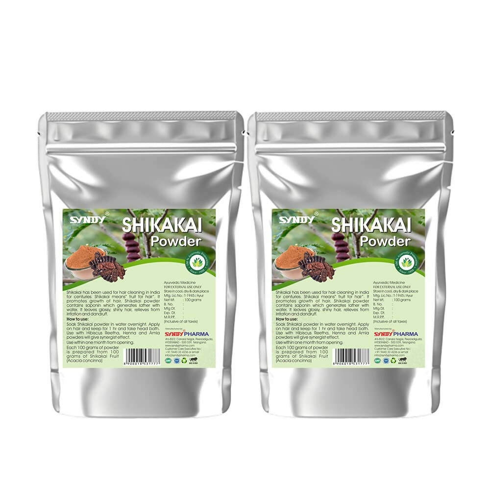 Syndy Pharma Shikakai Powder for Hair Care - Distacart