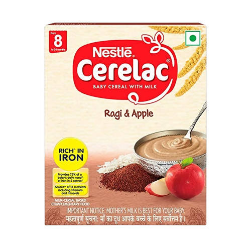 Nestle Cerelac Baby Cereal With Milk - Ragi & Apple