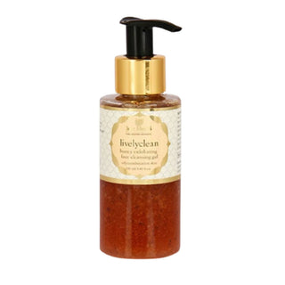 Just Herbs Livelyclean Honey Exfoliating Face Cleansing Gel - Distacart