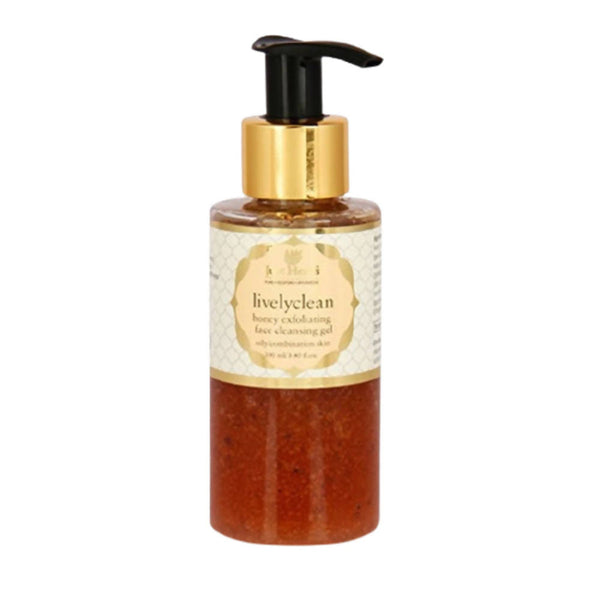Just Herbs Livelyclean Honey Exfoliating Face Cleansing Gel - Distacart