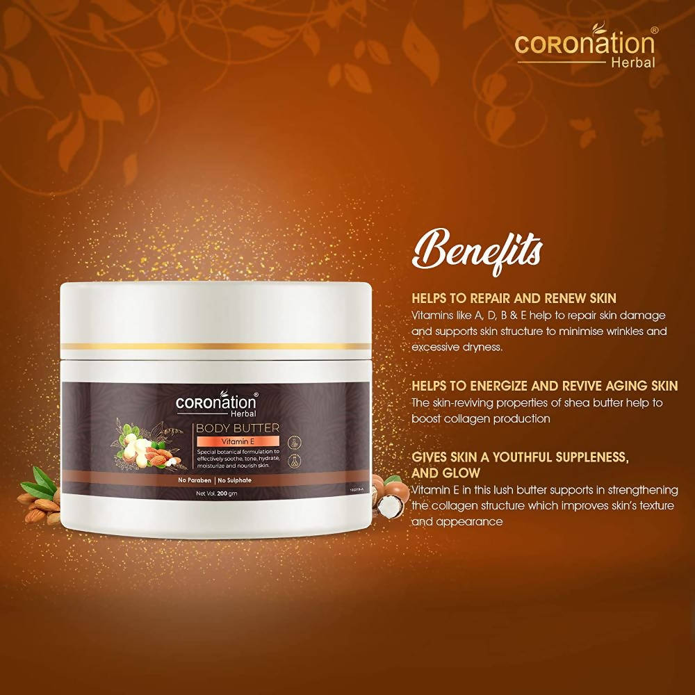 Coronation Herbal Vitamin E Body Butter - Distacart